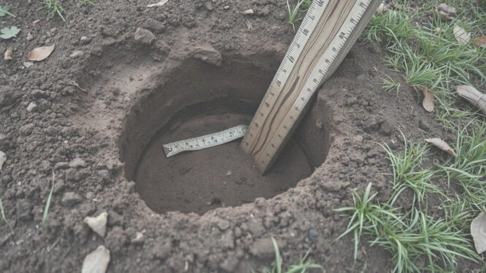 Jakie są wymagania dotyczące głębokości i szerokości otworów pod słupy?