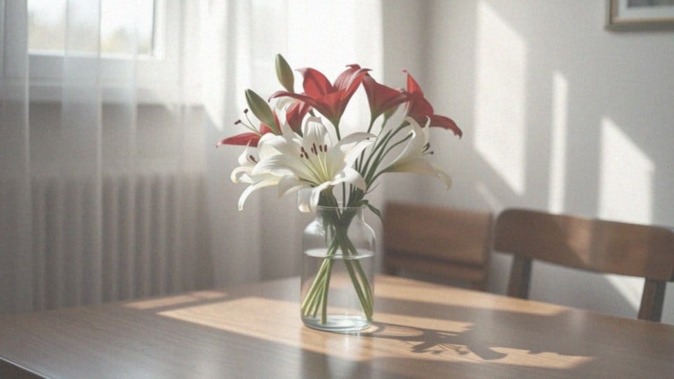 Jakie są cechy charakterystyczne białych lilii i czerwonych lilii?