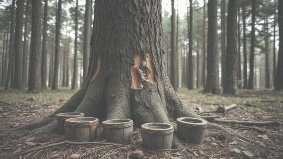 Jak żywica spływa do pojemników?