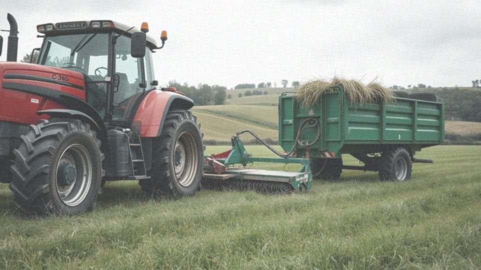 Jak kosiarka bijakowa do C-360 współpracuje z innymi maszynami rolniczymi?