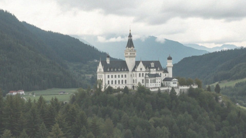 Jak zamek Neuschwanstein symbolizuje niemiecką architekturę?