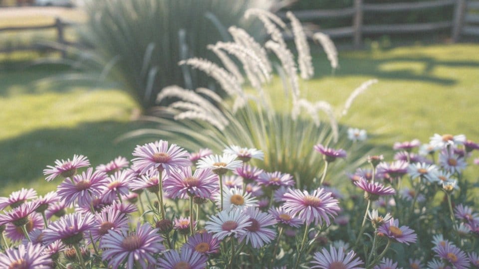 Jakie są zalety sadzenia astrów chińskich w pobliżu perukowca?