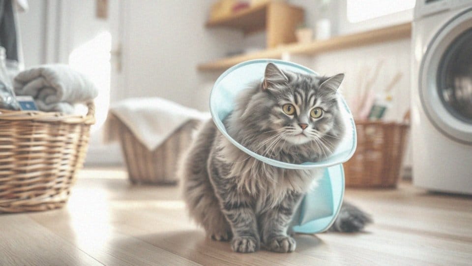 Jak założyć ubranko pooperacyjne dla kota?