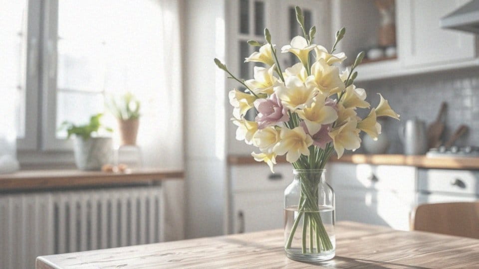 W jaki sposób frezje wyrażają uczucia przy okazji urodzin mamy?