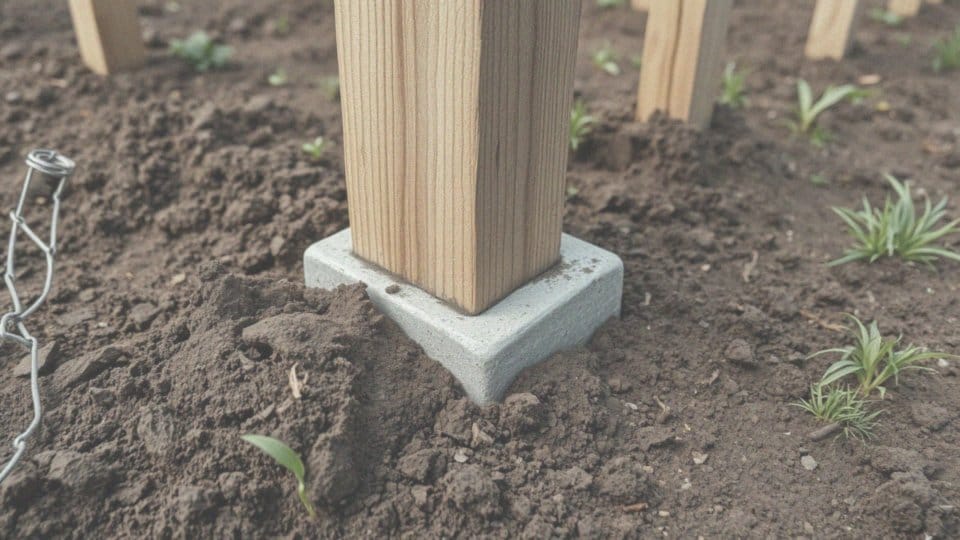 Jak umieścić słupy naciągowe w ogrodzeniu?