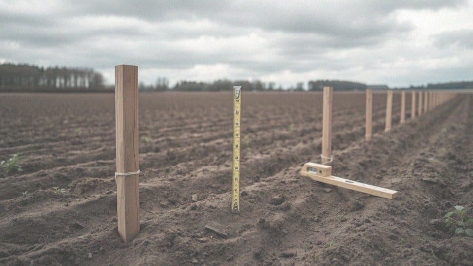 Jak planować odległości między dołkami pod słupki?