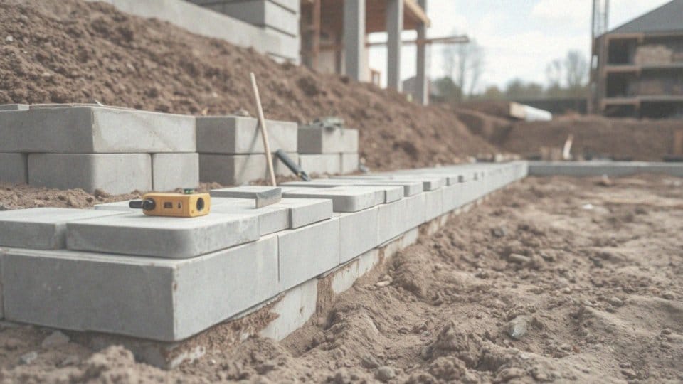 Jakie techniki są stosowane w montażu podmurówki?