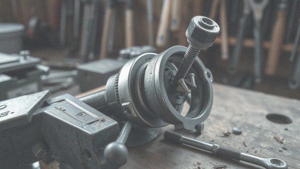 Jak rozpoznać lewy gwint przy odkręcaniu uchwytu?