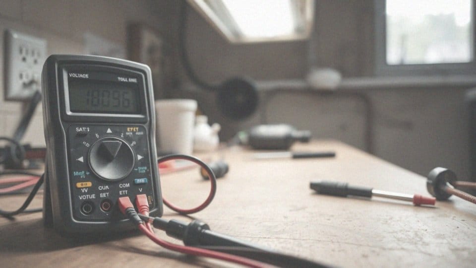 Jak ustawić multimetr do pomiaru napięcia w gniazdku?