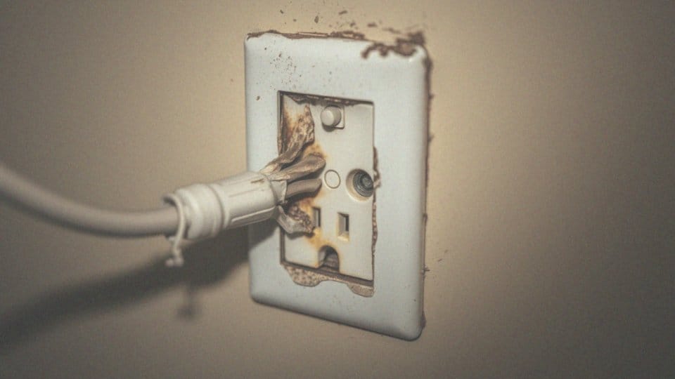 Jakie są skutki przegrzewania się urządzeń przy napięciu 250V?