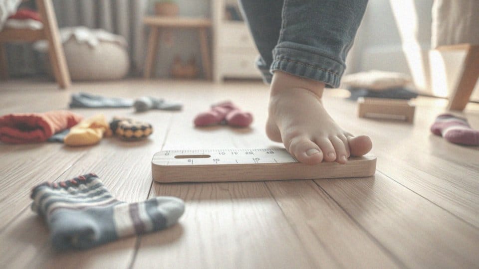 Jak długość stopy wpływa na dobór skarpetek dla dzieci?