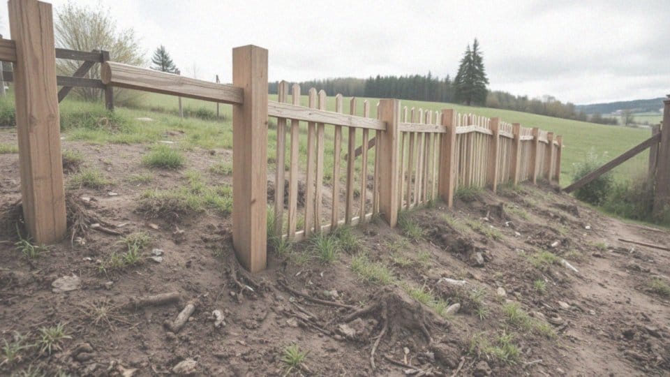 Jakie są najczęstsze błędy przy montażu ogrodzenia na skarpie?