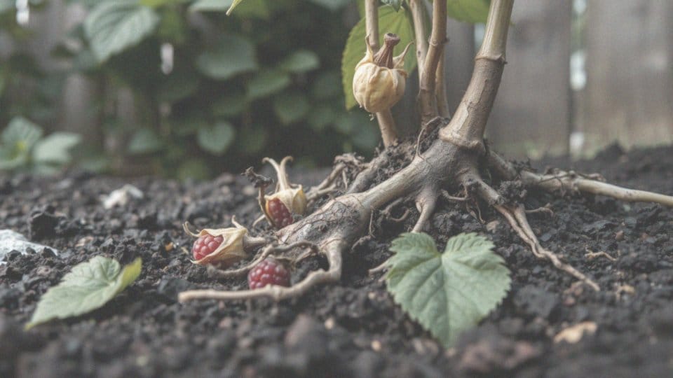 Jakie są oznaki uszkodzenia korzeni malin?