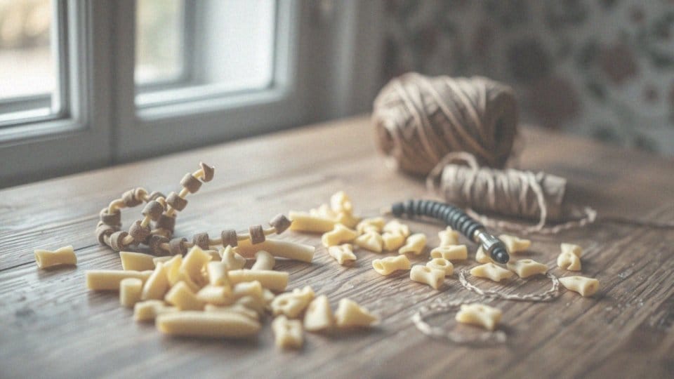 Jak zrobić różaniec z makaronu? Przewodnik krok po kroku